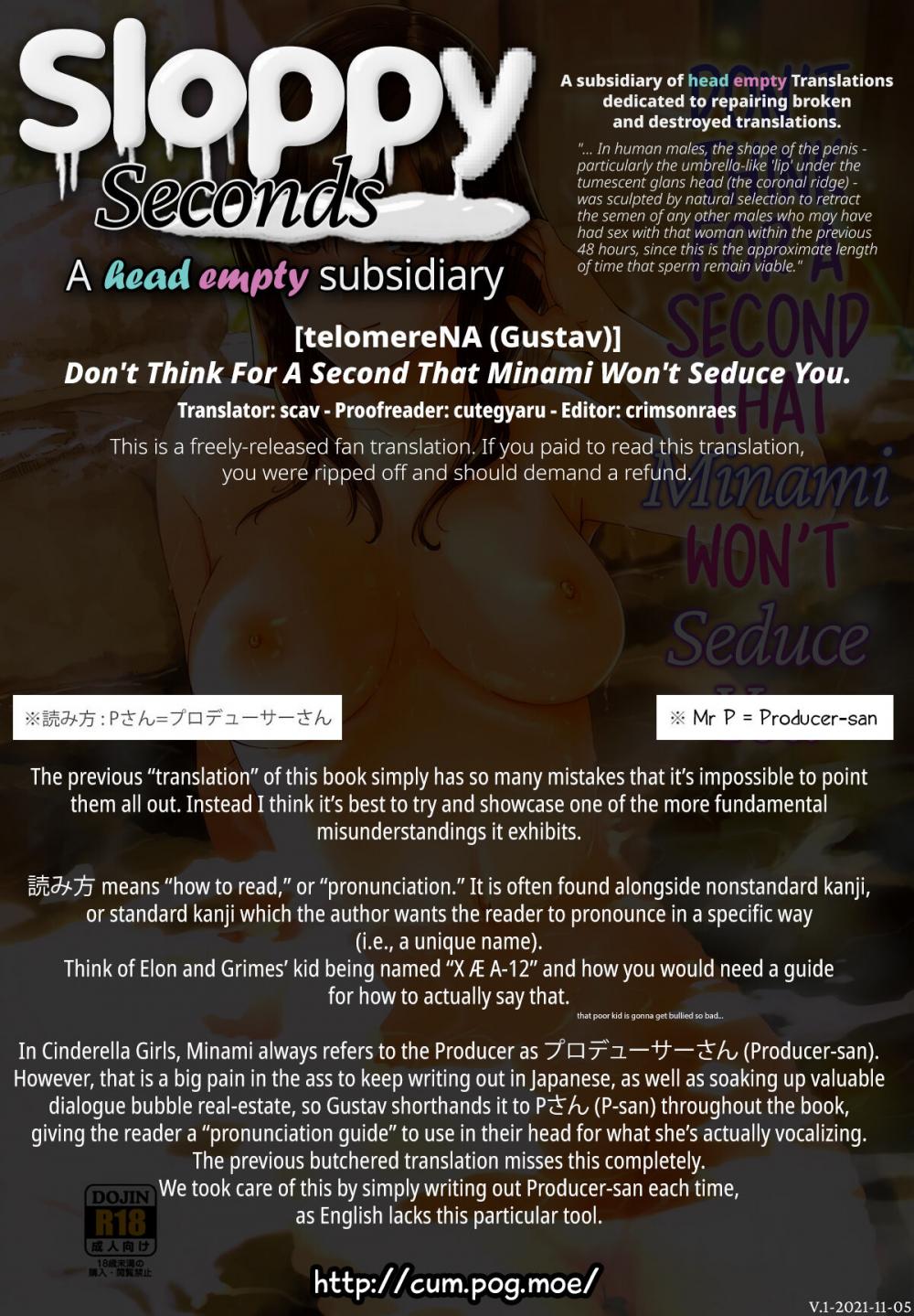 Hentai Manga Comic-Don't Think For A Second That Minami Won't Seduce You-Read-71